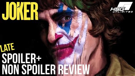 Joker 2019 Full Non Spoiler Spoiler Movie Review Youtube