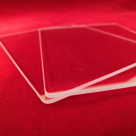 Customized Clear Heat Resistance Quartz Glass Panel Quartz Glass Plate