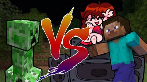 Friday Night Funkin Creeper Vs Steve YouTube