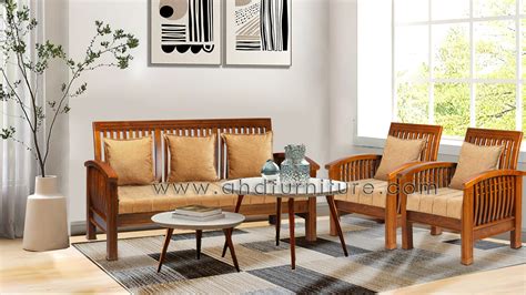 Teak Wood Furniture Sofa Set