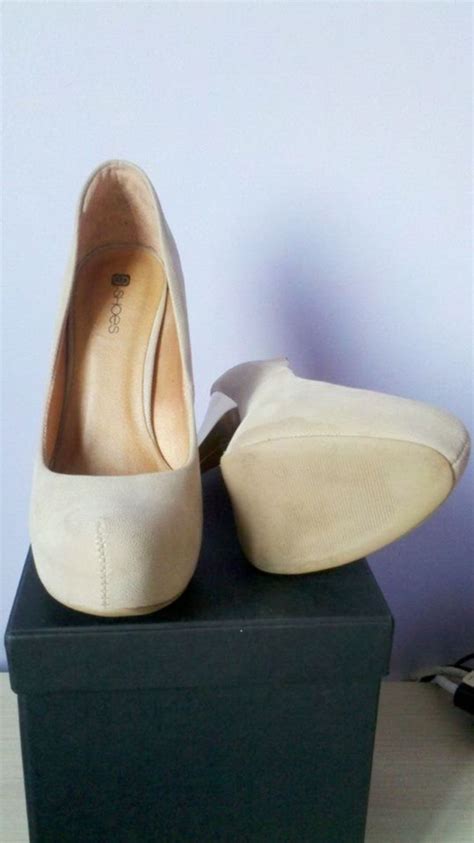 Meia Pata Nude Sapato Feminino Shoes Nunca Usado Enjoei