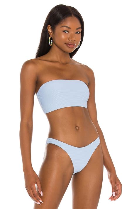 Seafolly Essentials Tube Bikini Top In Blue Bell REVOLVE