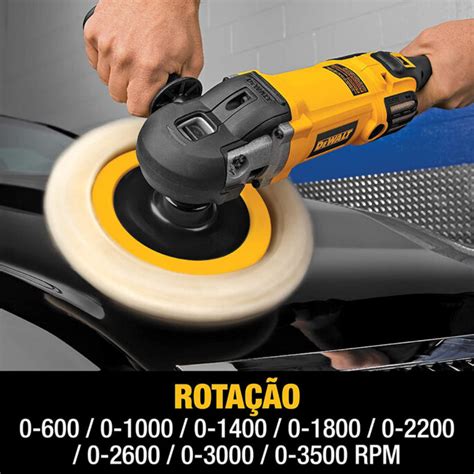 LIXADEIRA POLITRIZ DEWALT DWP849XBR 7 ANGULAR 180MM