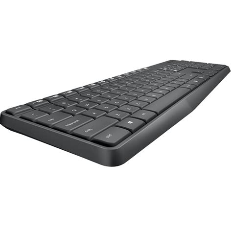 Logitech Wireless Keyboard With Mouse Combo Mk235 Black