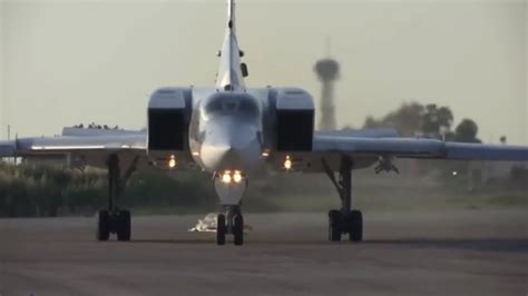 Russian Tu-22M3 long-range bombers land in Syria for first time as ...