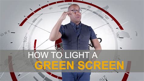 How To Light A Green Screen Youtube