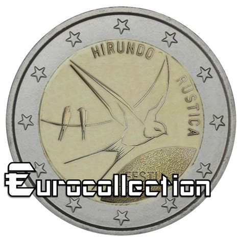 Euro Estonie Hirondelle Rustique Eurocollection Shop