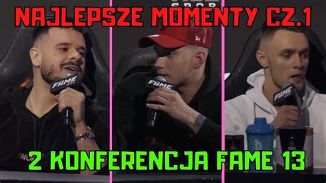 DRUGA KONFERENCJA FAME MMA 13 NAJLEPSZE MOMENTY SKRÓT CZ 1 3 YouTube