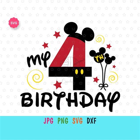 My Th Birthday Svg For Cricut Birthday Boy Svg Mouse Birt Inspire