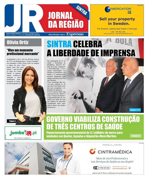 Tudo Sobre Sintra Jornal Da Região 27 De Abril