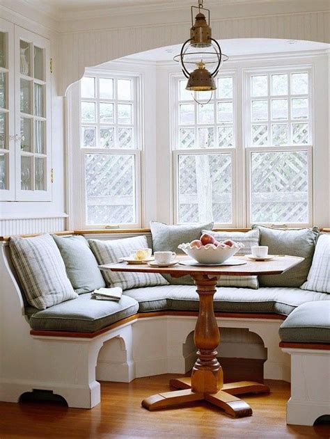 Semi Circle Cozy Ktichen Banquette Dining Nook Home House Interior