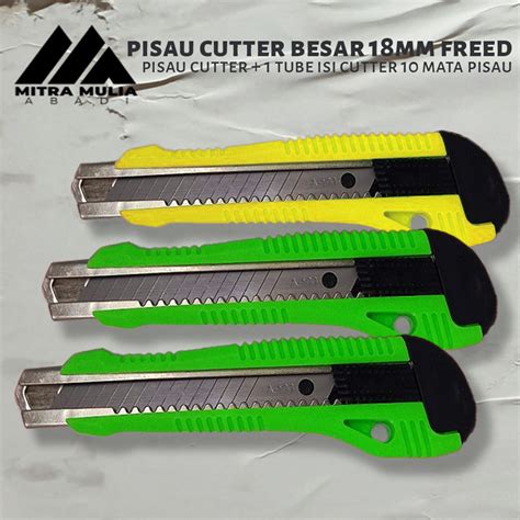 Jual Pisau Cutter Besar 18mm FREED L Pisau Kater L Cutter Knife Di