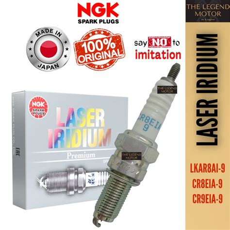 NGK PLUG LASER IRIDIUM PREMIUM CR8EIA CR9EIA Long Life 100 Original