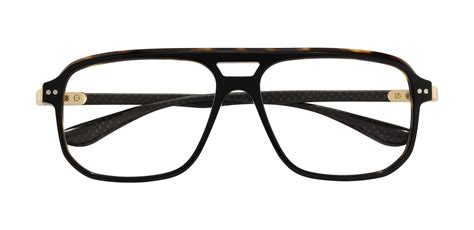 Lopez Aviator Prescription Glasses Tortoise Carbon Fiber Temples Men S Eyeglasses Payne