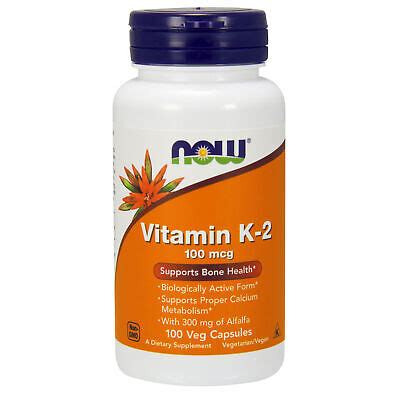 Vitamin K Mk Menaquinone Mcg Veg Capsules Biologically