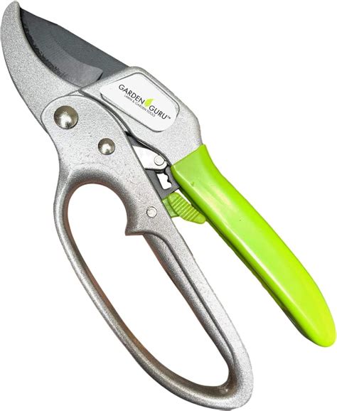 Garden Guru Ratchet Hand Pruning Shears Professional Garden Clippers