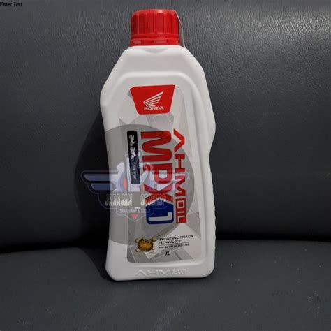 Oli Mesin MPX1 MPX 1 AHM OIL 1L 1 Liter 10W 30 Motor Sport Lazada