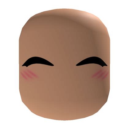 CUTE KAWAII ANIME FACE MASK Light Skin Tone Roblox Item Rolimon S