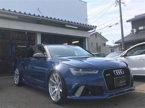 Audi RS6 C7 Blue BC Forged HB29 Wheel Front