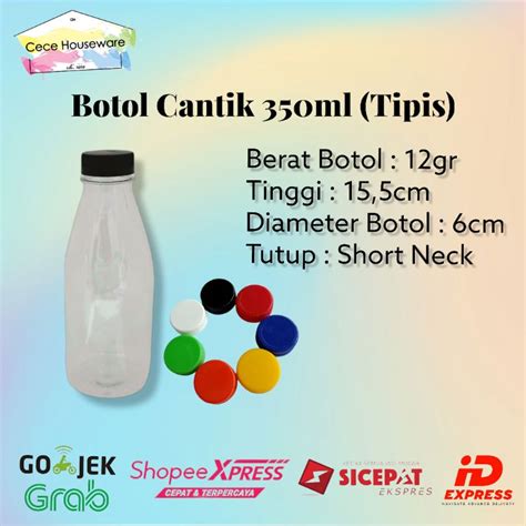 Jual Paket Isi Pcs Botol Cantik Ml Botol Plastik Valencia