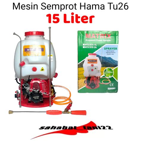 Mesin Semprot Hama Sprayer Tu Kapasitas Liter Matrix Lazada