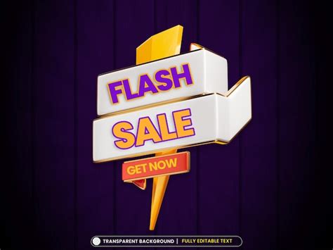 Premium Psd Flash Sale Modern Banner Promotional Template