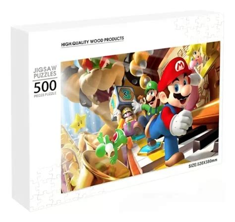 Rompecabezas Super Mario Bros Bowser 500 Piezas Videojuegos MercadoLibre