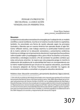 Pensar Un Proyecto Decolonial Pdf