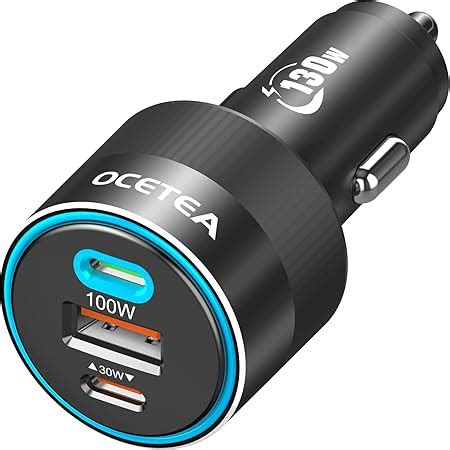 Ugreen W Chargeur Voiture Usb C Pd Qc Avec C Ble Usb Type C