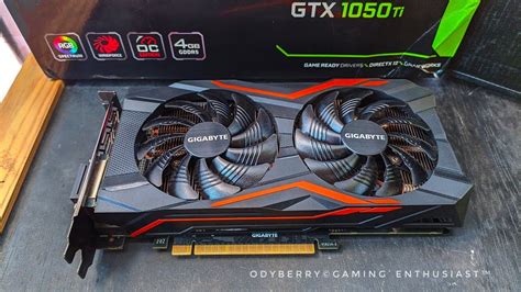 Unboxing Test 3DMark ROG Benchmark Gigabyte GeForce GTX 1050 Ti G1