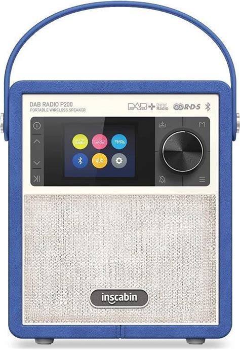 Inscabin P Portable Dab Dab Fm Digital Radio With Bluetooth Stereo