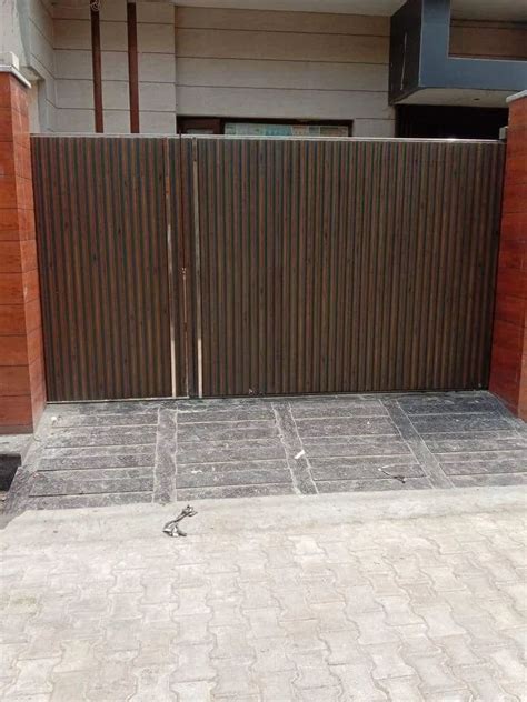 Modern Brown Galvanized Iron Gate For Safety At Rs 110 Sq Ft In