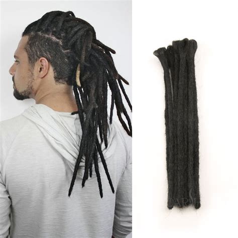 Dsoar Dreadlock Extensions For Men 12 Inch 10 Strands