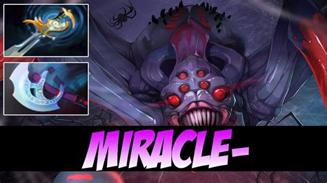 Miracle Plays Broodmother With Echo Sabre And Manta Dota Youtube