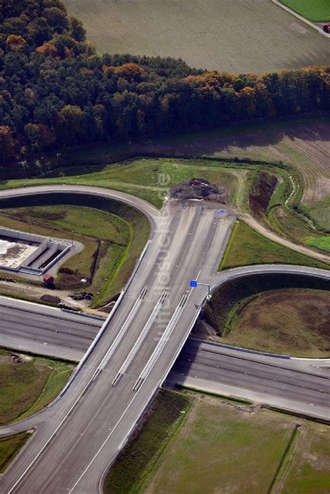 Luftaufnahme Bielefeld Baustelle An Der Verkehrsf Hrung An Der