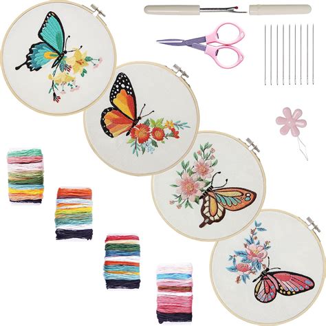 Amazon Bonroy Sets Embroidery Kit For Beginners Embroidery Kit