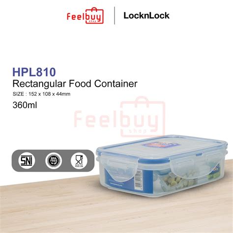 Jual Locknlock Tempat Makan Lock Lock Rectangular Foodcontainer Ml