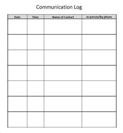 Printable Daily Communication Sheet For Parents