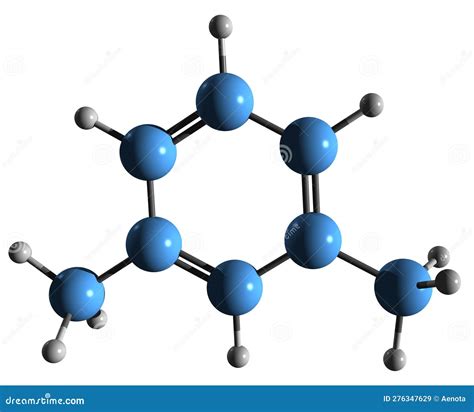 3d Image Of Dimethyl Dicarbonate Skeletal Formula Royalty Free Stock