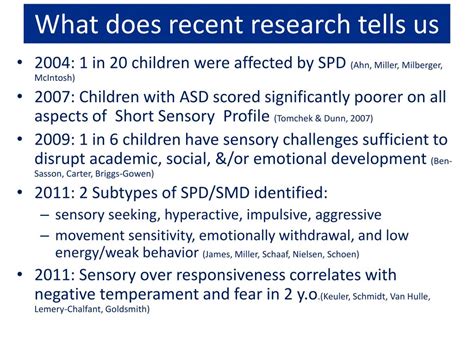 Ppt Sensory Processing Sensory Integration Regulatory Disorder