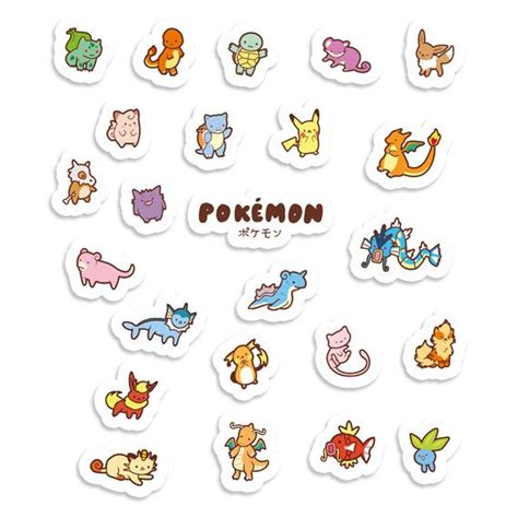 cute pokemon stickers