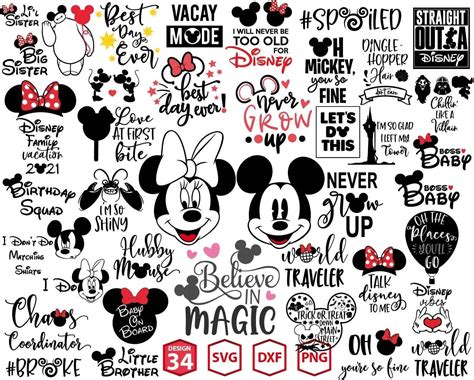 Mix Disney Svg Mickey Bundle Svg Upp816 Upplop Graphics Resources