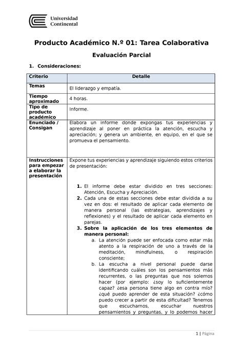 Producto Academico Vf Docx Producto Acad Mico N Tarea