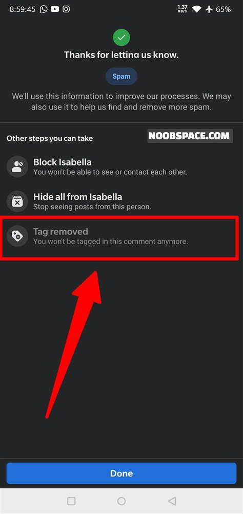 How To Remove Tag On Facebook From Comments In Noobspace