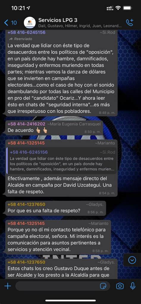 DEBE VERLO Una Falta De Respeto Denuncian Que Usan Chats Vecinales