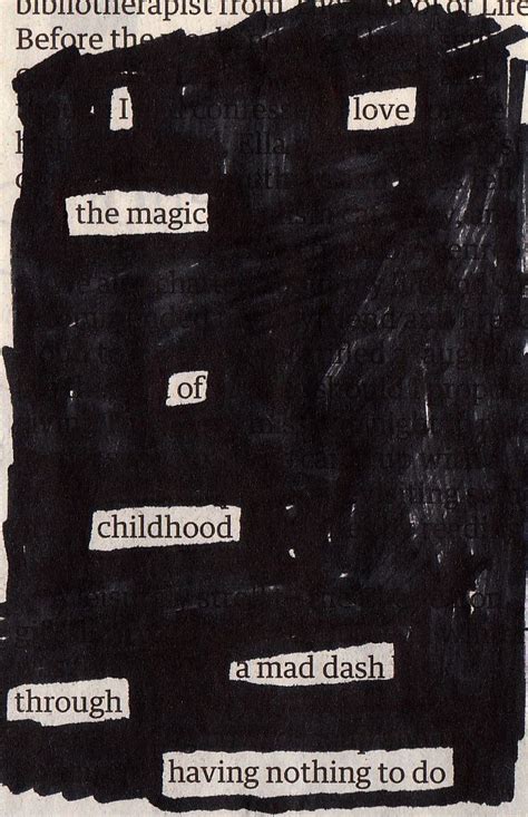 These Are Two Of My Newspaper Blackout Poems Inspired By Austin Kleon