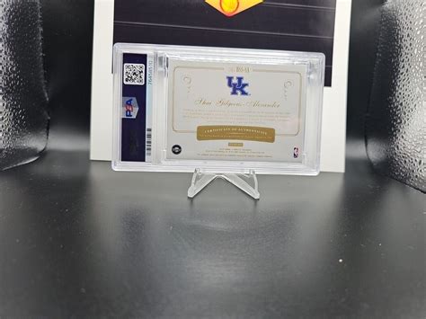 Panini Flawless Collegiate Shai Gilgeous Alexander Auto Psa