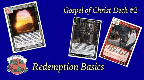 Redemption Basics Gospel Of Christ Deck 2 Jerusalem Heroes Bible