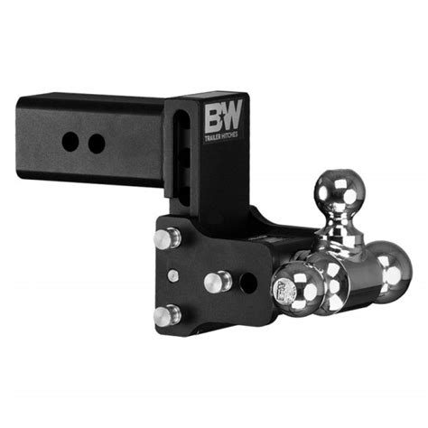 B W Trailer Hitches Class 4 Tow Stow Adjustable Tri Ball Mount For