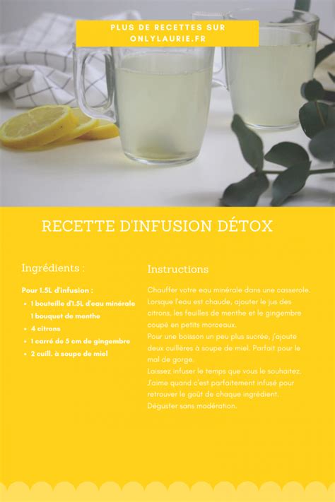 Recette D Infusion Detox Pour Affronter L Hiver